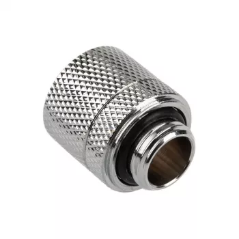 Alphacool Eiszapfen Savienotājs taisns G1/4 collas AG uz 13/10mm - hroms Sudrabs