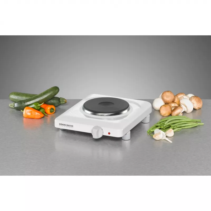 Rommelsbacher THL 1097 - Galda plīts - Balta - 1000W - 1m - 24,5 cm - 27,5 cm