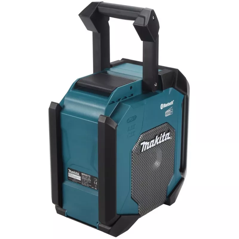 Makita MR007GZ akumulatora būvlaukuma radio, DAB+/FM, 18V-40V, melns/zaļš