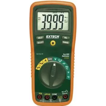 EXTECH digitālais rokas multimetrs EX430 CAT II 1000 V, CAT III 600 V, displejs 4000 skaitījumi