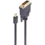 Video kabeļa adapteris ShiverPeaks BS10-55045, Mini DisplayPort uz DVI-D, 3 m