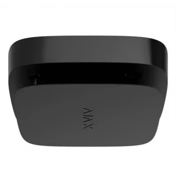 Bezvadu ugunsgrēka detektors Ajax WRL FIREPROTECT 2 SB/HS Black — dūmu un karstuma noteikšana, bateriju darbināms