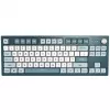 Montech MKey TKL tastatūra Gaming USB tumši pelēka, gaiši zila, balta