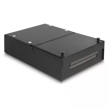 Sadalītāja kārba DeLOCK 66235 4 porti Metāla Melna