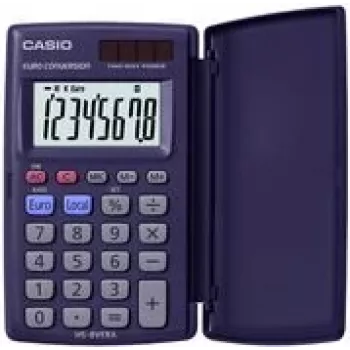 Finanšu kalkulators Casio HS-8VERA kabatas 8 cipari zils