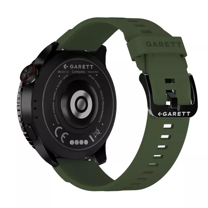 Garett Compass GPS viedpulkstenis melns