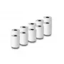QOLTEC termopapīra etiķetes 5,7 cm platums, baltas, 55 g/m², iepakojumā 10 ruļļi (modelis 51896)