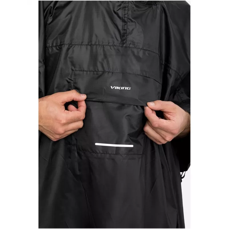 Pieaugušo lietus apmetnis VIKING Vesper Backpack Melns UNI
