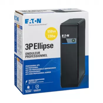 Eaton 3P Ellipse 550 nepārtrauktās barošanas avots (UPS) Standby (Offline) 0.55 kVA 330 W 4 AC kontaktligzdas