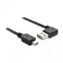 USB kabelis DeLOCK 1m USB 2.0 A - miniUSB vīriešu/vīriešu