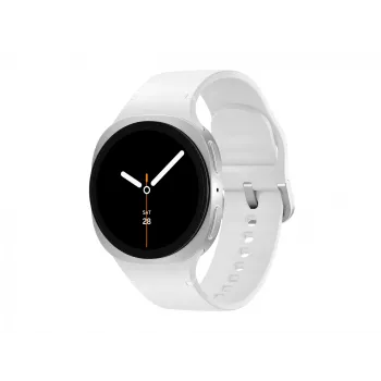 Samsung Galaxy Watch 8 3,3 cm (1,3 collu) AMOLED 40 mm Digitāls 438 x 438 pikseļi Skārienekrāns 4G Sudrabs Wi-Fi GPS (satelīts)