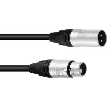 PSSO XLR 3-pin kabelis 1,5 m ar Neutrik saderīgiem savienotājiem