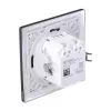 Fibaro FGWU-021-8 kontaktligzda ar 2x USB, melna