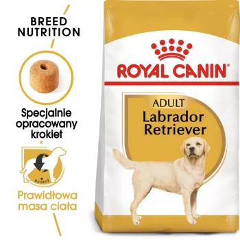 Sausā barība suņiem Royal Canin Labrador Retriever Adult 12 kg – Mājputnu gaļa, 30% olbaltumvielas, 13% tauki