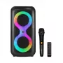 Pārnēsājams mūzikas centrs MANTA SPK0401B100 Bluetooth skaļrunis, 100 W maksimālā jauda, FM radio, karaoke, iebūvēts akumulators, X-BASS