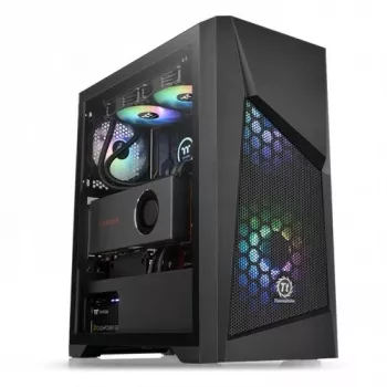 PC korpuss Thermaltake Commander G32 TG ARGB Midi Tower Melns
