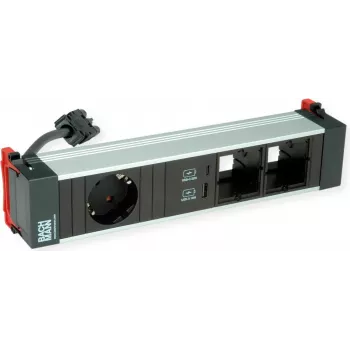 Bachmann Power Frame 916.0572 Vidēja izmēra barošanas modulis 1x CEE7/7 2x CM 1x USB