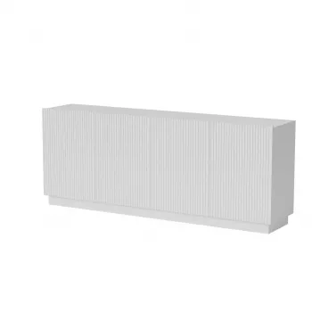 Kumode Cama LIVERTI 200x42x78 cm balta, skaidu plātnes rāmis 16 mm, durvis 16 mm