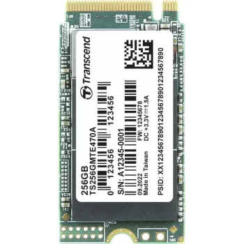 Transcend MTE470A - SSD - 256 GB - iekšējais - M.2 2242 - PCIe 3.0 x4 (NVMe)