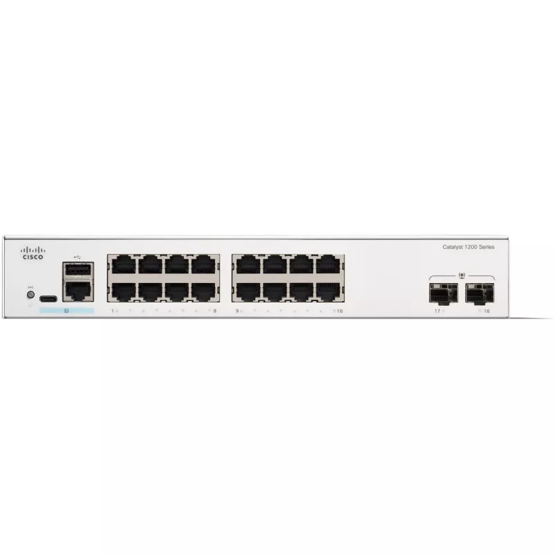 Pārvaldāms slēdzis Cisco Catalyst 1200-16T-2G 16 Port GE 2x1GE SFP