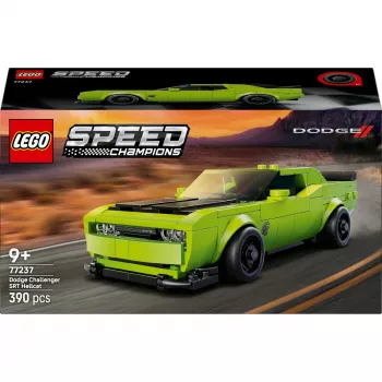 Konstruktora automašīna LEGO Speed Champions Dodge Challenger SRT Hellcat 77237 — 390 gab., 1 minifigūra, vecumam 9+