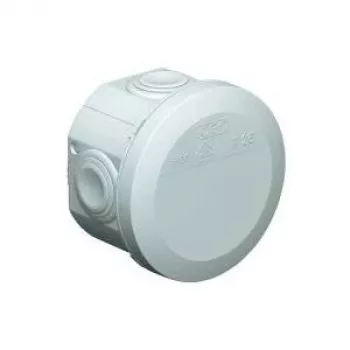 OBO Bettermann 2007029 Sadales kārba T25 80x51 mm Gaiši Pelēka (RAL 7035) IP65