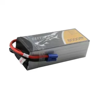 Tattu TAA80006S25E5 Akumulators 8000mAh 22.2V 25C 6S1P LiPo ar EC5 savienotāju