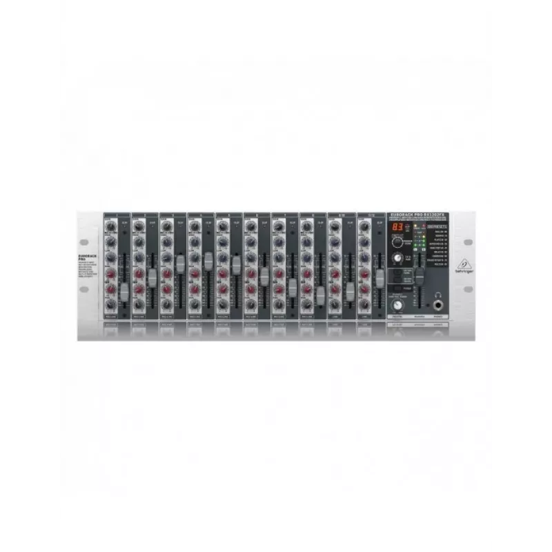 Behringer RX1202FX V2 audio mikseris 12 kanāli Pelēks