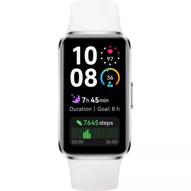 Huawei Band 10 AMOLED aproču aktivitātes izsekotājs 3.73 cm (1.47 inch) Balts