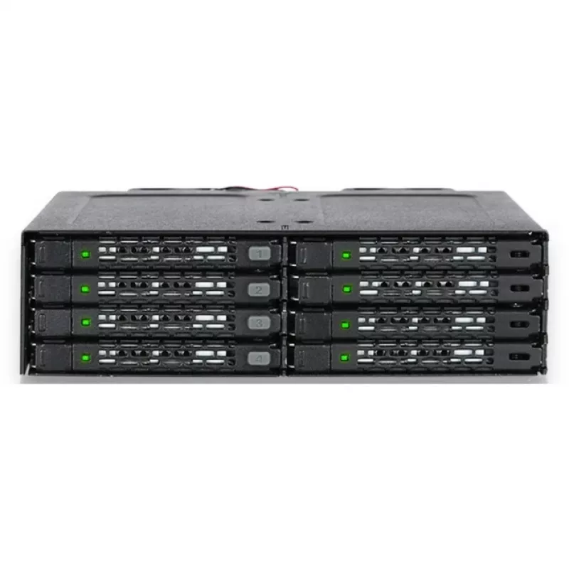 ICY DOCK ToughArmor MB998IP-B - 8 nodalījumu 2,5 inch SAS/SATA SSD un HDD (7mm) aizmugurējā plate