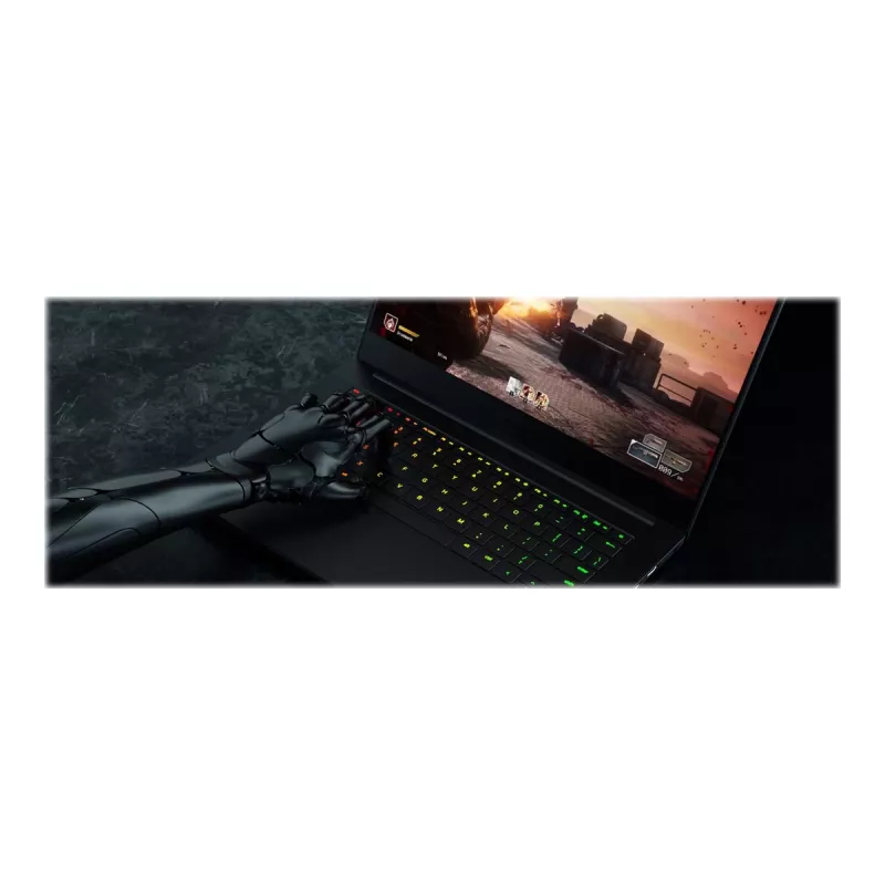 Piezīmjdators Razer Blade 14 — 14 collu QHD+ 120 Hz OLED, AMD R9-365, 32GB RAM, 1TB SSD, NVIDIA GeForce RTX 5070, angļu apgaismota tastatūra, 2 gadu garantija