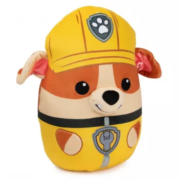 Spin Master PAW Patrol Rubble Squish Plush 30 cm – Oficiāla mīkstā rotaļlieta