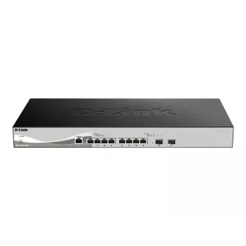 D-Link DXS-1210-10TS pārvaldāms L2/L3 10G slēdzis (100/1000/10000) 1U melns, sudrabs