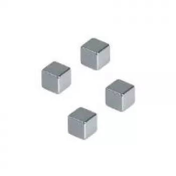 Franken HMN1010 magnētiskais kubs 10×10×10 mm, neodīms, sudrabs, 4 gab.