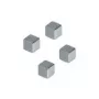 Franken HMN1010 magnētiskais kubs 10×10×10 mm, neodīms, sudrabs, 4 gab.