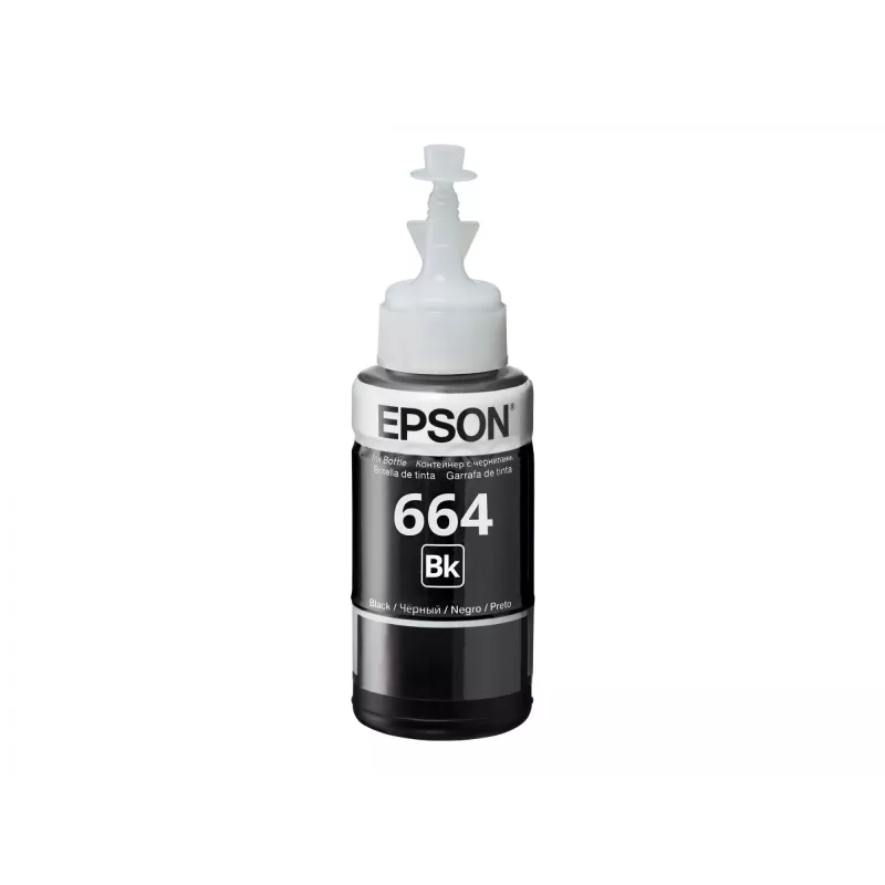 Epson T6641 tintes pudele 70ml Melna
