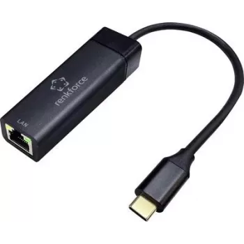 Renkforce USB-C uz RJ45 Adapteris [1x USB 3.2 Gen 1 - 1x RJ45 Ligzda] RF-USBCA-200 (RF-6771844)