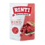 Slapjā suņu barība RINTI Kennerfleisch Beef 400 g — viena proteīna liellopu gaļa, pilnvērtīga pieaugušo suņu barība