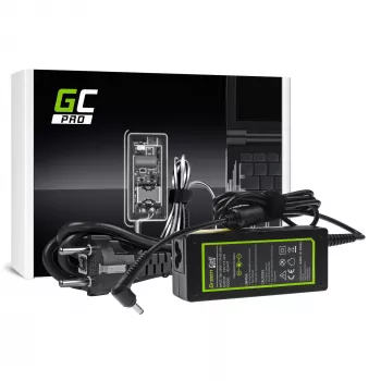 Strāvas adapteris Green Cell AD41P 65W ASUS klēpjdatoriem, 19V 3.42A, iekštelpu, melns