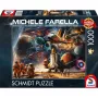 Puzle Schmidt Spiele Michele Farella 1000 gabali — Kosmosa ceļojuma ilustrācija