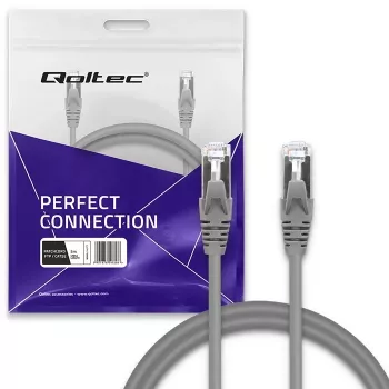 Patchvads QOLTEC 54529 2xRJ45 CAT5e 5m Melns