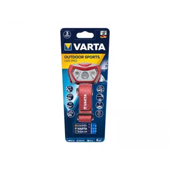 Galvaslampa Varta Outdoor Sports H20 Pro Grey Red