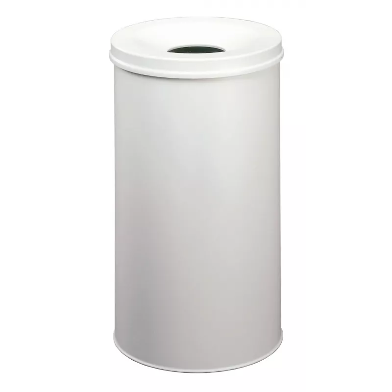 Durable 330710 60L Apaļš Tērauda Atkritumu Tvertne Pelēka