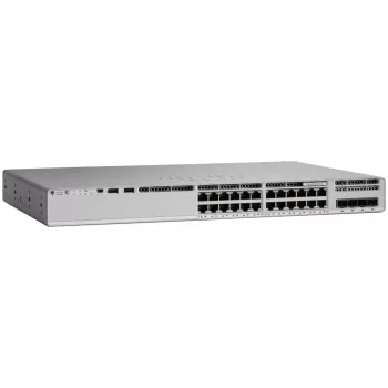 Cisco C9200L-24PXG-4X-E 24 portu slēdzis: 8x Multigigabit, 16x 1G, 4x 10G, PoE+, Network Essentials