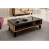 Cama LOTTA 110 Kafijas galdiņš votana ozols/mat melns