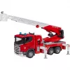 Ugunsdzēsēju auto BRUDER Scania Super 560R Sarkans Balts Plastmasa 3+