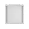 Lanberg sienas montāžas 19 inch 12U 600x600mm pelēks skapis ar stikla durvīm