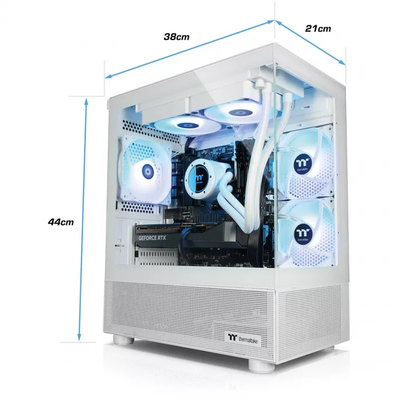 Thermaltake FTW V170A 5070 Elite Snow White / caurspīdīgs Windows 11 Home