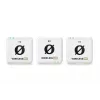 RØDE Wireless ME Dual White - kompakta bezvadu mikrofonu sistēma ar diviem raidītājiem divkanālu ierakstam