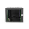 DIGITUS Professional Unique DN-19 09U-6/6-SW - Tīkla skapis - 9U, 19 inch, melns RAL 9005